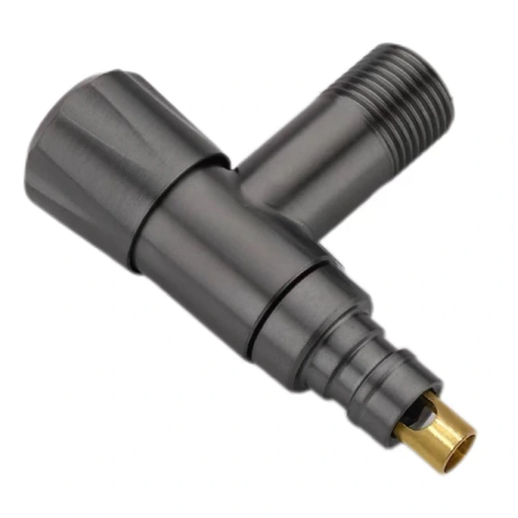 Valvula e ndalimit me dorezë me diamant të zi